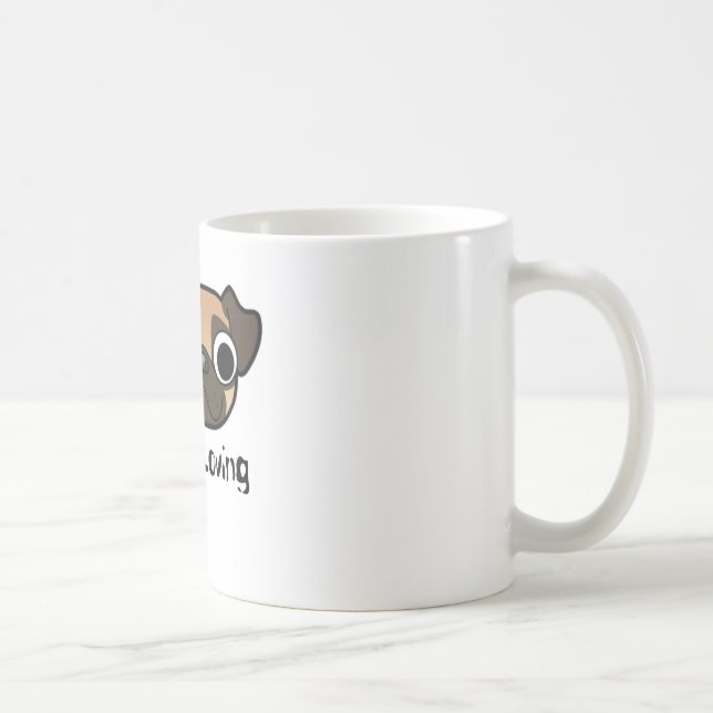 De Café Caneca Loving do Pug (Direita)