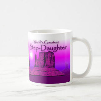 De Café Caneca Loving do roxo das mãos das Etapa-Filhas
