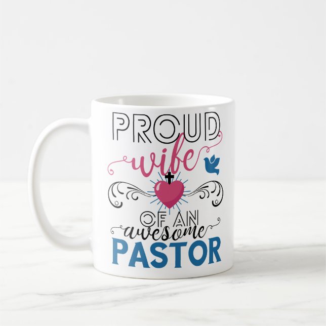 De Café Caneca Loving orgulhosa da esposa do pastor (Esquerda)