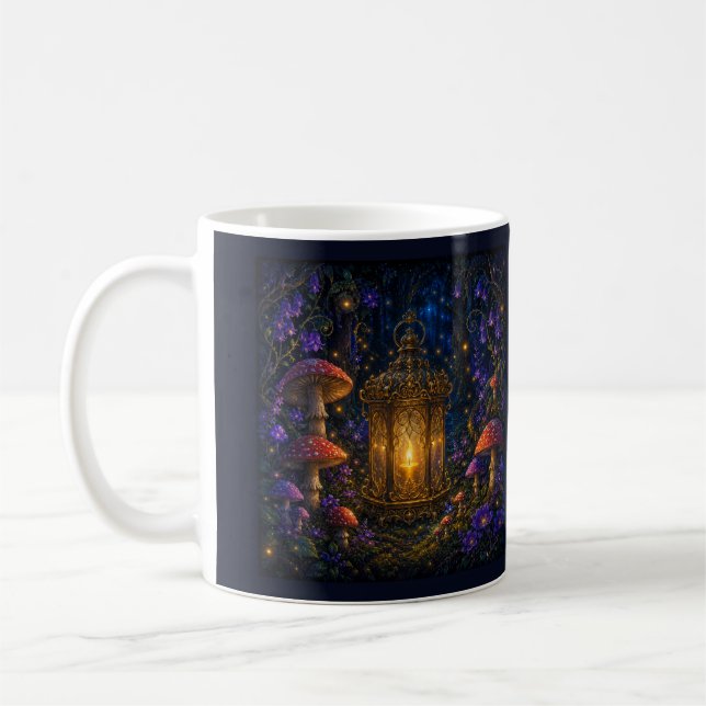 De Café Caneca Lua Criança Floresta Encantada Lanterna Rel (Esquerda)