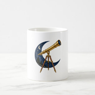 De Café Caneca Lua Indigo e Estrelas da Floresta do Telesc