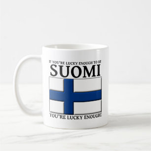 De Café Caneca Lucky Enough To Be Suomi Finlandês