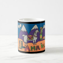 Caneca lunática do lama