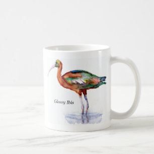 De Café Caneca lustrosa dos íbis