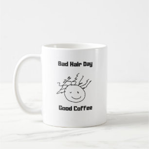 De Café Caneca má do cabelo