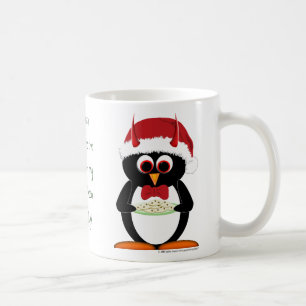 De Café Caneca má do Natal do pinguim