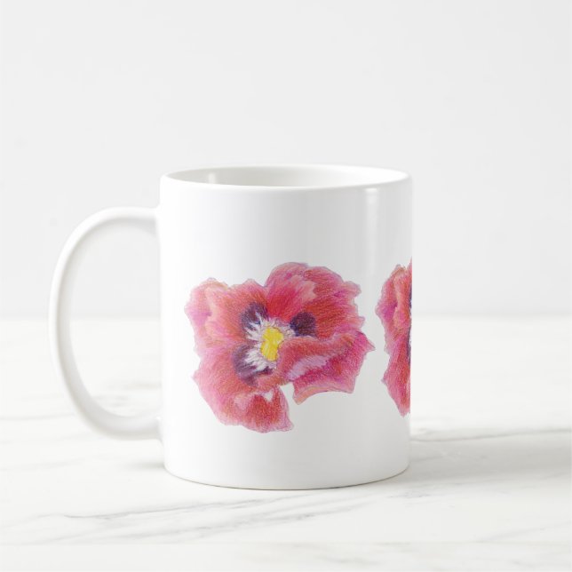 De Café Caneca Magenta Poppy (Esquerda)