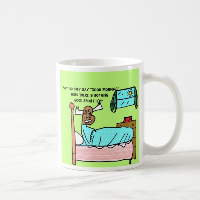 De Café Caneca mal-humorada do "bom dia " dos alces - (Direita)