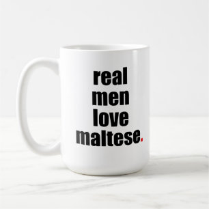 De Café Caneca maltesa do amor real dos homens