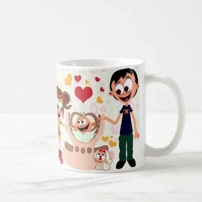De Café Caneca Mamãe Ama Bebê (Mama Voli Bebu) 01 (Direita)