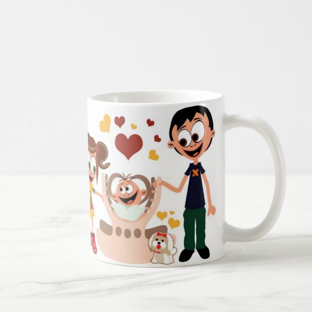 De Café Caneca Mamãe Ama Bebê (Mama Voli Bebu) 02 (Direita)