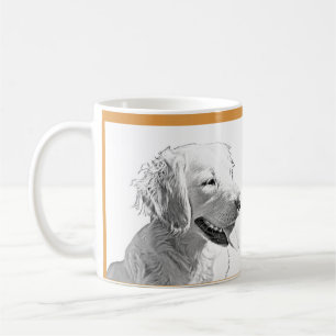 De Café Caneca Mamãe Golden Retriever Fofa