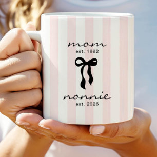 De Café Caneca Mamãe para Nonnie com Laço