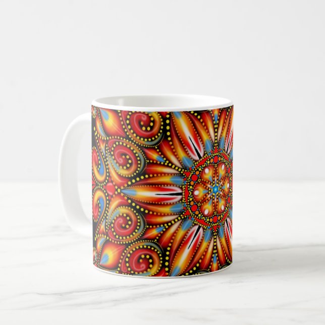De Café Caneca Mandala 1 (Frente Esquerda)