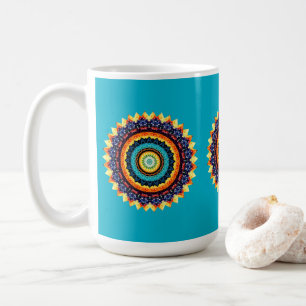 De Café Caneca Mandala do Sol Floral