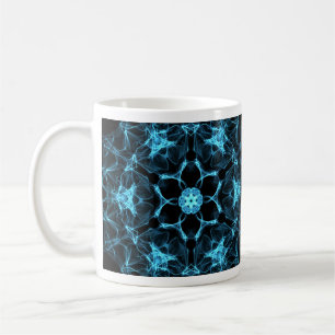 De Café caneca Mandala Espectral Blue