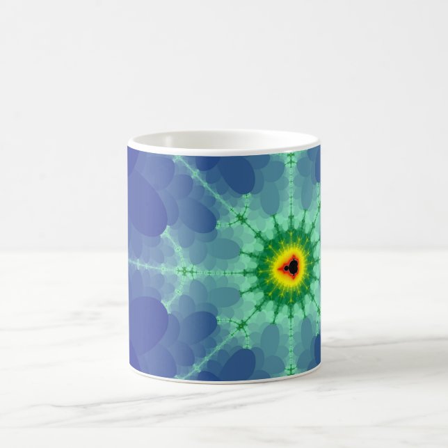 De Café Caneca Mandel em um Lírio (Centro)