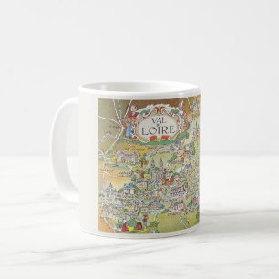 De Café Caneca Mapa do Vale do Loire da França
