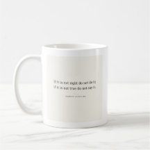 Caneca Marcus Aurelius: Viva Certo, Fale Verdade