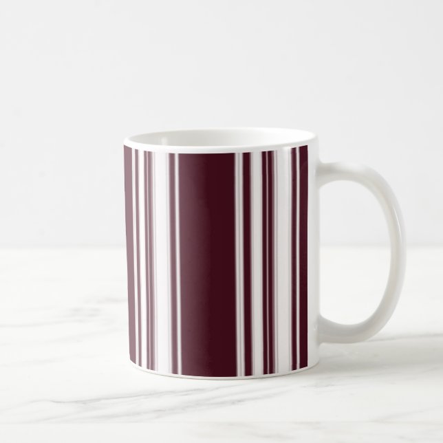 De Café Caneca marrom das listras (Direita)