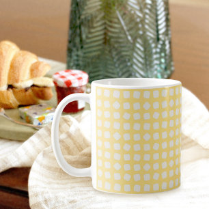 De Café Caneca Marshmallow Amarelo