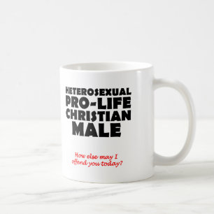 De Café Caneca Masculina Cristã Prolife Ofensiva Humor