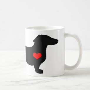 De Café Caneca masculina do querido do Dachshund