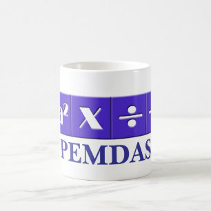 De Café Caneca matemática PEMDAS