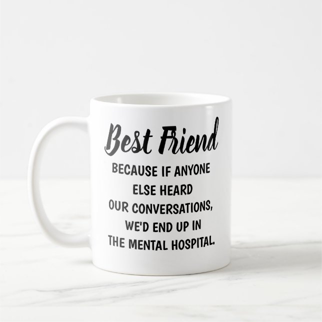De Café Caneca Melhor Amigo, Presente Melhor Amigo, Melhor (Esquerda)