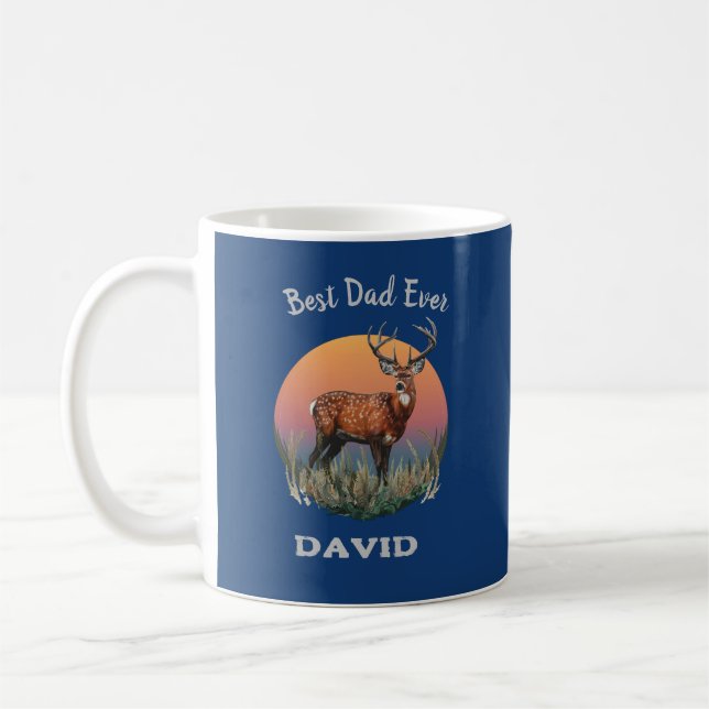 De Café Caneca Melhor Pai do Mundo Veado Pai Presente (Esquerda)