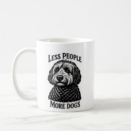 De Café Caneca Menos Pessoas Mais Cachorros - Golden Doodl