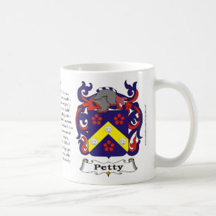 De Café Caneca mesquinho da brasão da família