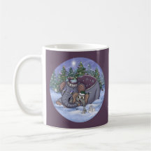 Caneca Metalphant Wilbur e Mamãe