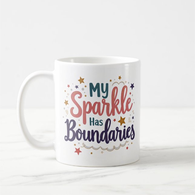 De Café Caneca Meu Brilho Tem Limites Autoestima (Esquerda)