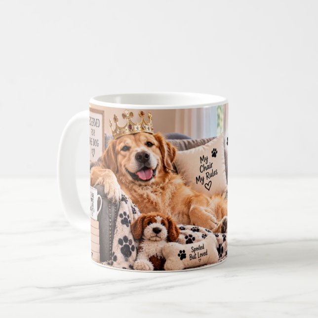 De Café Caneca Meu Cachorro Manda na Casa (Frente Esquerda)