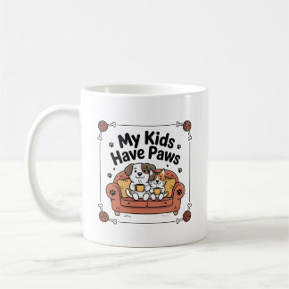De Café Caneca Meu Filhos Tem Patas | Presente Divertido p