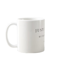 Caneca Minimal Just Engaged | Moderna