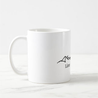 De Café Caneca minimalista montanhas