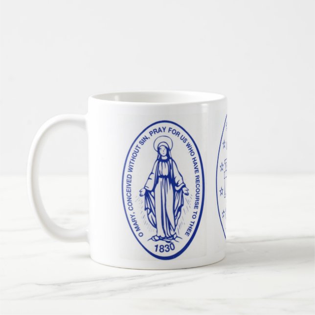 De Café Caneca miraculosa da medalha (Esquerda)