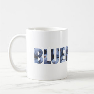 De Café caneca mirtilos