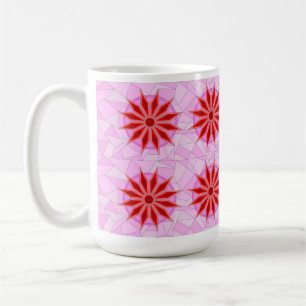 DE CAFÉ CANECA MISTURA VERMELHO E ROSA
