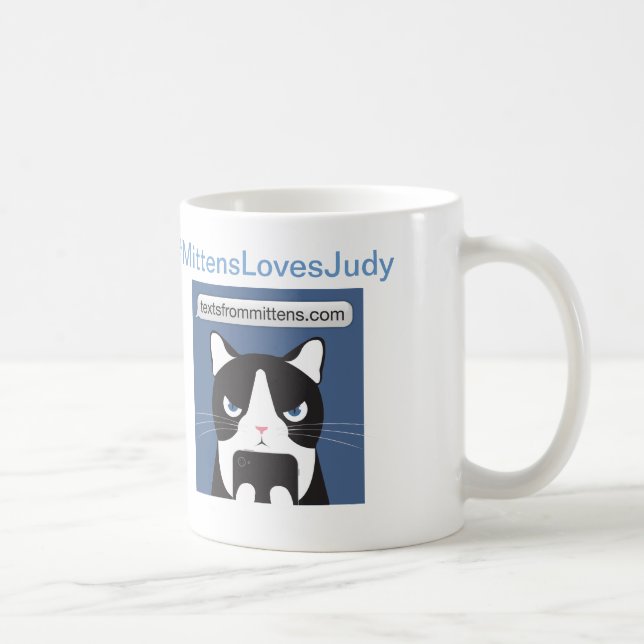 De Café caneca #MittensLovesJudy (Direita)