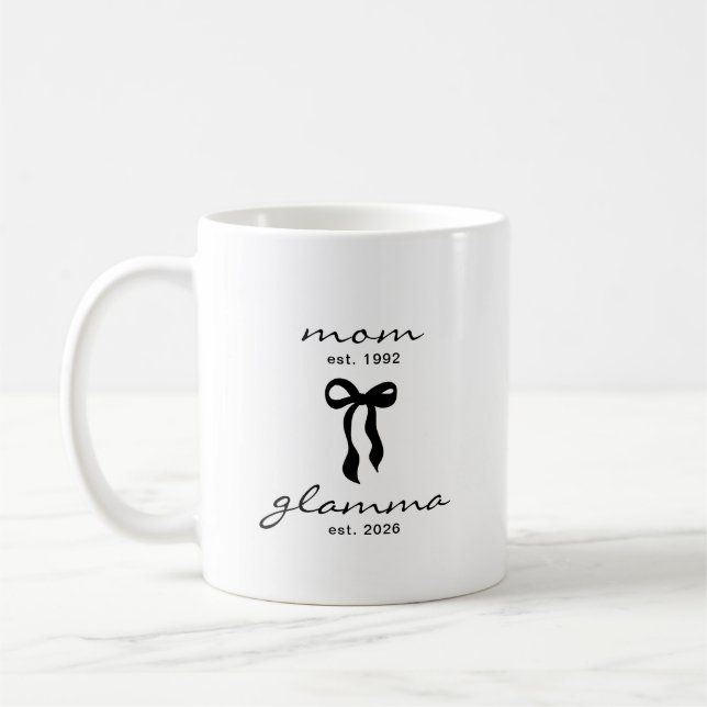 De Café Caneca Mom para Glamma com Laço (Esquerda)