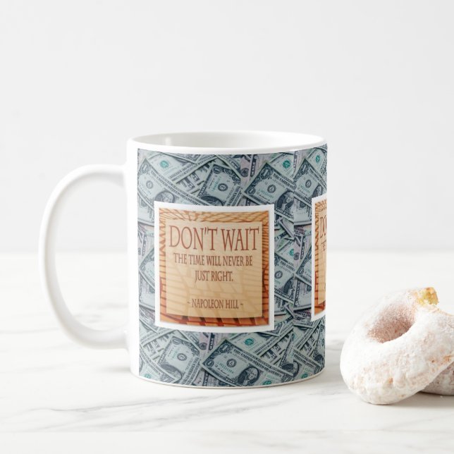 De Café Caneca Money Napoleon Hill (Com Donut)