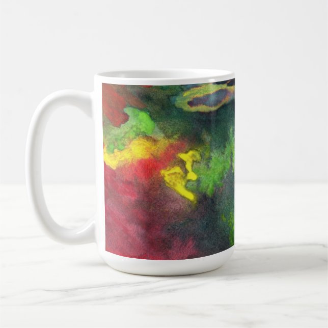 De Café Caneca Monograma Design Red Fusion (Esquerda)