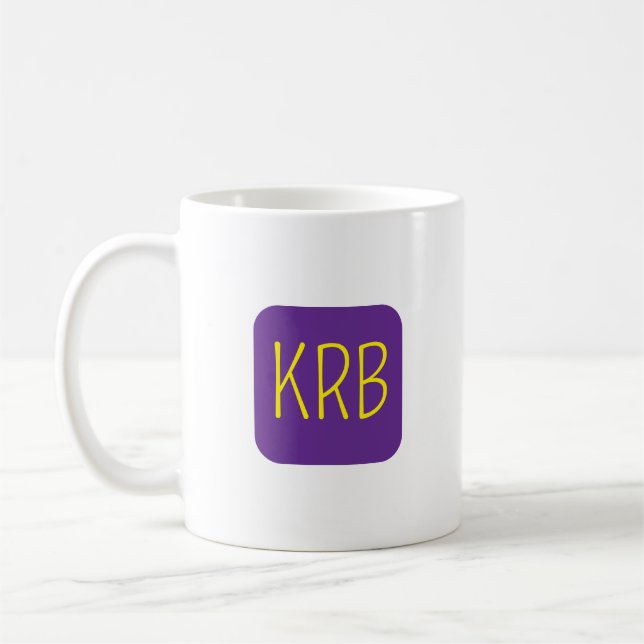 De Café Caneca Monogramada - Personalizada (Esquerda)