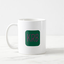 De Café Caneca Monogramada - Personalizada