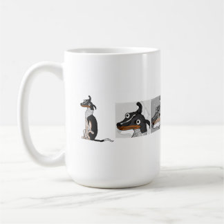 De Café Caneca Morphing do cão simples