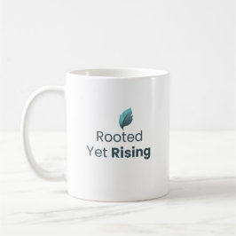 De Café Caneca Motivacional Minimalista Enraizada e Cresce