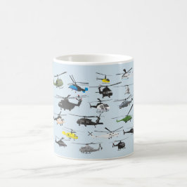 De Café Caneca múltipla dos helicópteros